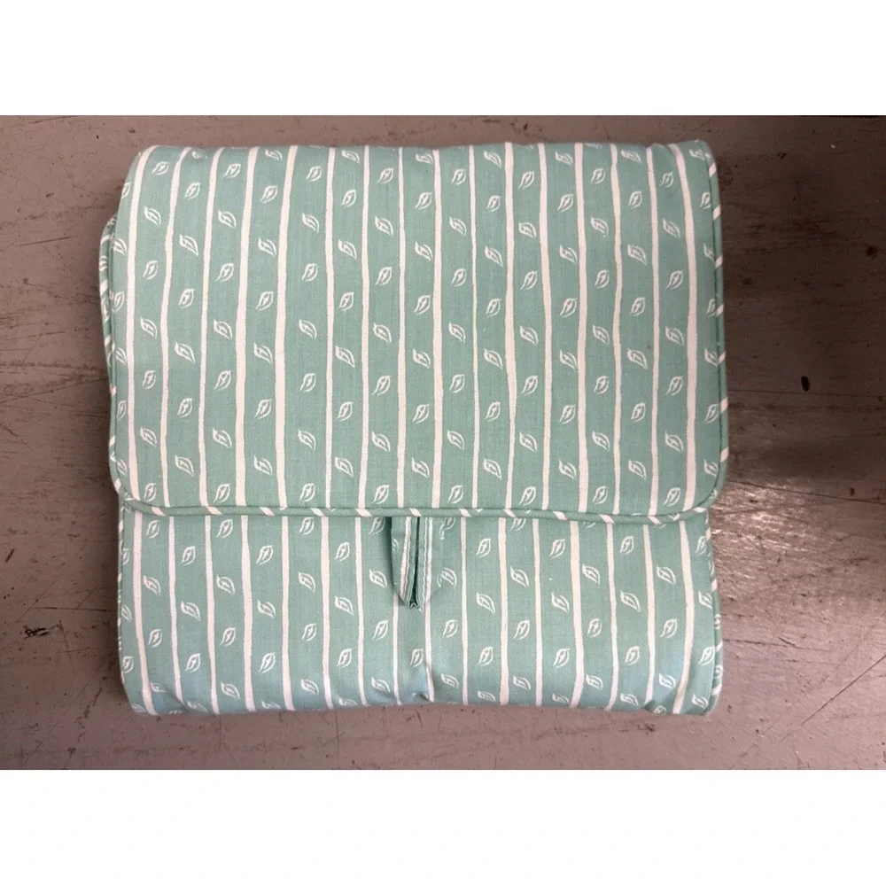 Victoria Secret TRAVEL TOILETRY BAG second skin satin gold tag vintage‎